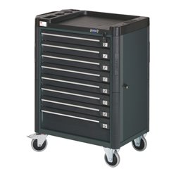 HAZET Werkstattwagen Assistent 179T-8-RAL7016 Schubladen flach: 7 x 80 x 527 x 398 mm Schubladen hoch: 1 x 165 x 527 x 398 mm