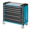 HAZET Werkstattwagen Assistent 179XXL-6 Schubladen flach: 3 x 80 x 871 x 398 mm Schubladen hoch: 3 x 165 x 871 x 398 mm