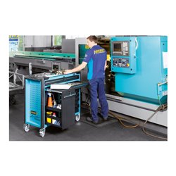 HAZET Werkstattwagen Assistent 179AXXL-7 Schubladen flach: 4 x 80 x 527 x 398 mm Schubladen hoch: 2 x 165 x 527 x 398 mm