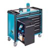 HAZET Werkstattwagen Assistent 179AXXL-7 Schubladen flach: 4 x 80 x 527 x 398 mm Schubladen hoch: 2 x 165 x 527 x 398 mm