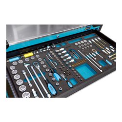 HAZET Werkstattwagen Assistent 179AXXL-7 Schubladen flach: 4 x 80 x 527 x 398 mm Schubladen hoch: 2 x 165 x 527 x 398 mm