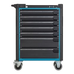 HAZET Werkstattwagen Assistent 179-7-RAL3020 Schubladen flach: 5 x 80 x 527 x 398 mm Schubladen hoch: 2 x 165 x 527 x 398 mm