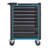 HAZET Werkstattwagen Assistent mit Sortiment 179-8-2700-163/296 Schubladen flach: 7 x 80 x 527 x 398 mm Schubladen hoch: 1 x 165