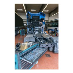 HAZET Werkstattwagen Assistent mit Sortiment 179XL-8-VW/243 Schubladen flach: 7 x 80 x 694 x 398 mm Schubladen hoch: 1 x 165 x 6