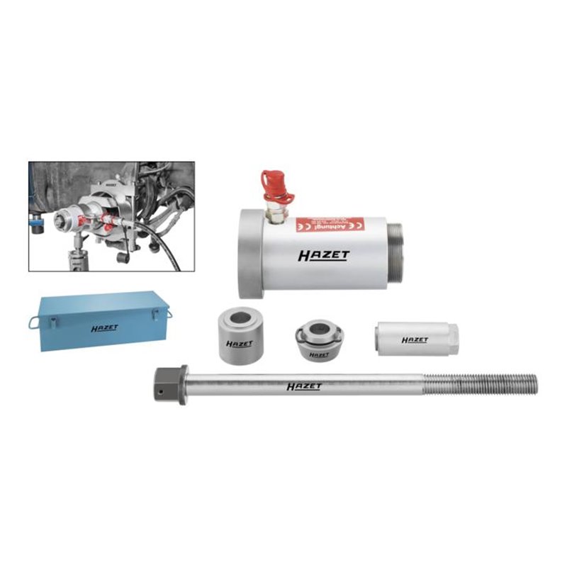 HAZET Hohlkolben-Zylinder 17,5 t  4936/5 ∙ Anzahl Werkzeuge: 5