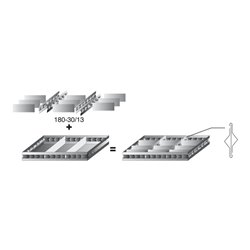 HAZET Schubladen-Unterteilung 180-30/13 13-teilig