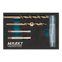 HAZET Glühkerzen-Reparatur Satz 4760-M10X1.25/9 Anzahl Werkzeuge: 9