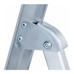 MUNK Aluminium-Stufenstehleiter ML einseitig begehbar