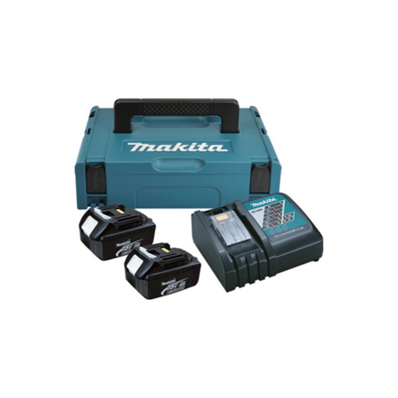 Makita Power Source Kit 2x 3,0 Ah 196693-0 mit Schnellladegerät