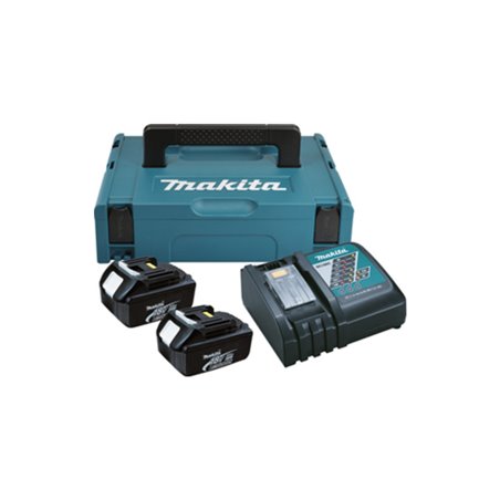 Makita Power Source Kit 2x 3,0 Ah 196693-0 mit Schnellladegerät