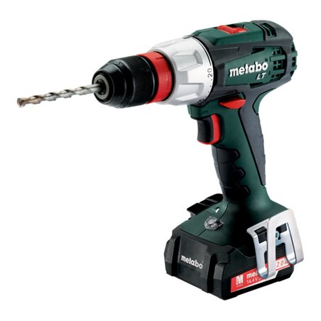 Metabo Akku-Bohrschrauber BS 14.4 LT Quick Kunststoffkoffer + 2x14.4V/2Ah Li-Ion + ASC 30-36 V