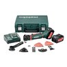 Metabo Akku-Multitool MT 18 LTX Kunststoffkoffer + 2x18V/5.2Ah Li-Ion + ASC 30-36 V