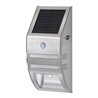 Brennenstuhl Solar LED-Wand- und Pfostenleuchte SOL WL 02007 IP44 2xLED 30lm Farbe Edelstahl
