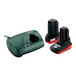 Metabo Basic-Set 10.8 V 1x2.0 1x5.2 Ah