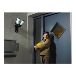 Brennenstuhl Sensor LED-Strahler Duo Premium City SV5405 PIR IP44 mit Infrarot-Bewegungsmelder 54x0,5W 2160lm Energieeffizienzkl