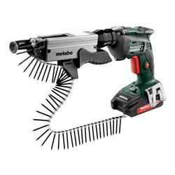 Metabo Akku-Schrauber SE 18 LTX 6000 + Schrauber-Magazin SM 5-55 Kunststoffkoffer 18V 2x2Ah Li-Ion + ASC 55