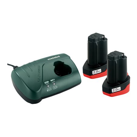 Metabo Basic-Set 10.8 V 2 x 2.0 Ah