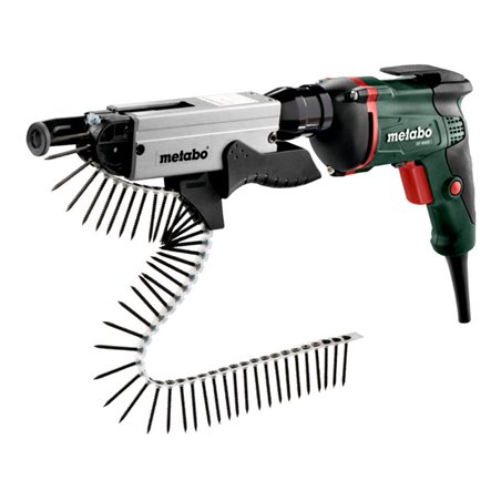 Metabo Trockenbauschrauber SE 6000 + Schrauber-Magazin SM 5-55 Kunststoffkoffer