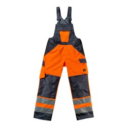 Mascot Latzhose Gosford hi-vis orange/schwarzblau