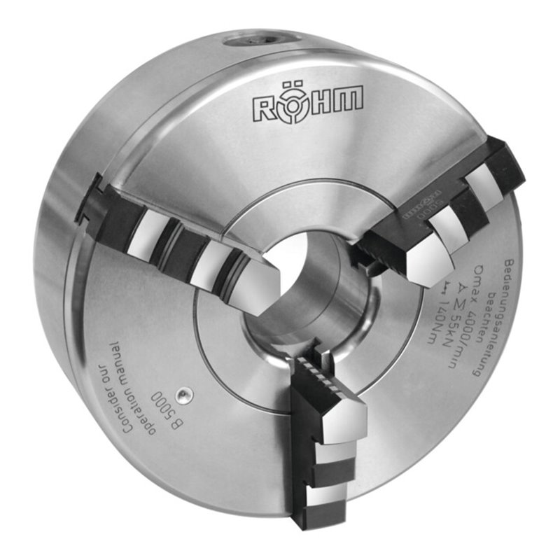 Röhm Dreibacken-Drehfutter Stahl Kurzkegelaufnahme, DIN 55027, Außen-Ø A / Kegel: 160/4 mm
