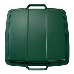 GRAF Deckel für Abfallsammler 90l grün Kunststoff