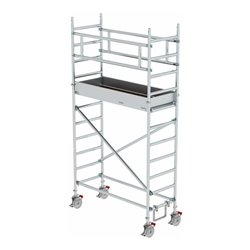 MUNK Alu-Rollgerüst mit Fahrbalken Plattform-Höhe 2,45 m Länge 1,80 m