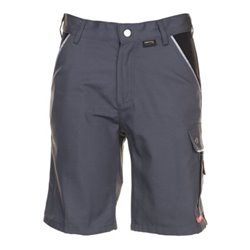 Planam Shorts Canvas 320 grau/schwarz XXXL