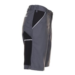 Planam Shorts Canvas 320 grau/schwarz XXXL