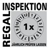 Meta Weitspannregal Speed Rack 2470 x 2500 x 600 mm verzinkt + 4 Fachebenen + Spanplatten