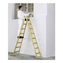 ZARGES Holz-Stehleiter, beids. 2x6 Sprossen