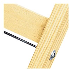 ZARGES Holz-Stehleiter, beids. 2x6 Sprossen