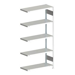 Doppel-Steckregal 100 AF H2000xB1000xT2x500mm verz