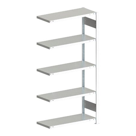 Doppel-Steckregal 100 AF H2000xB1000xT2x500mm verz