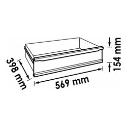 VIGOR Schublade, hoch V1906