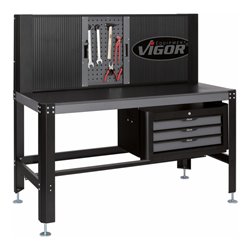 VIGOR Werkbank, komplett V2604 Gesamtlänge: 1565 mm