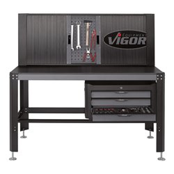 VIGOR Werkbank, komplett V2604 Gesamtlänge: 1565 mm