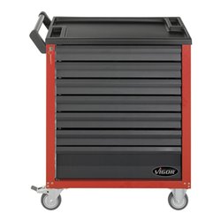 VIGOR Werkstattwagen, rot  V1527 ∙ Höhe x Breite x Tiefe: H 913 x B 778 x T 496 mm