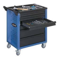 Vigor 600 Werkstattwagen leer, blau