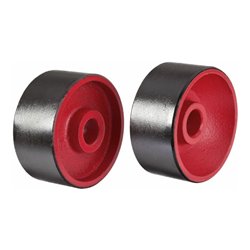 VIGOR Bockrollen-Paar für Hydraulik Alu-Rangier-Wagenheber V2480 V2634