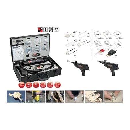 VIGOR Induktionsheizgerät mit Kunststoffreparatur-Funktion  V3813 ∙ Anzahl Werkzeuge: 14