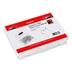 VIGOR Klammern, F-Format 0,8 mm V3674 Anzahl Werkzeuge: 100