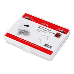 VIGOR Klammern, F-Format 0,8 mm V3674 Anzahl Werkzeuge: 100