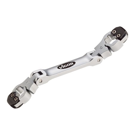 VIGOR Bremssleitungs-Schlüssel V1841 8x9 Gesamtlänge: 120 mm