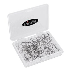 VIGOR Klammern, S-Format 0,8 mm V3675 Anzahl Werkzeuge: 100