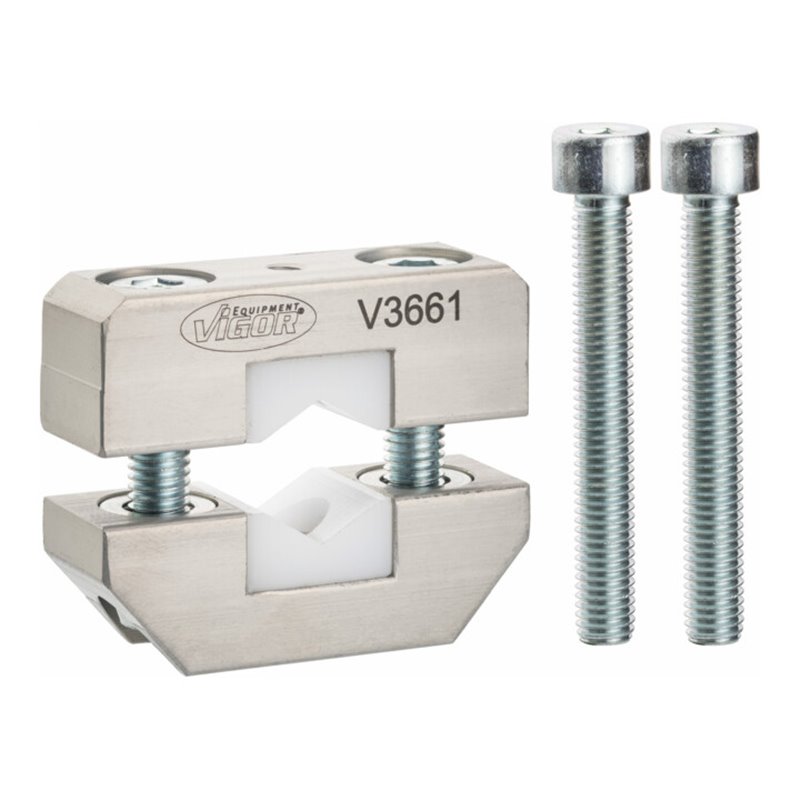 VIGOR Klemmstück mit Kunststoff-Schonbacken (universal) V3661