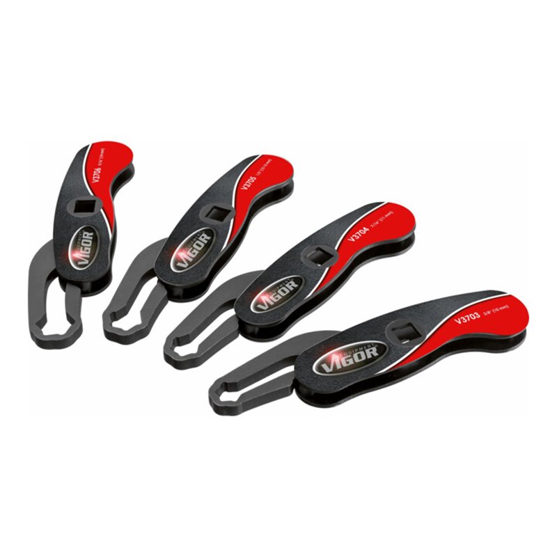 VIGOR Leitungsschlüssel-Satz ''Last Chance'' V3730 Anzahl Werkzeuge: 4