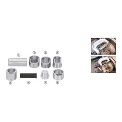 VIGOR Universal Werkzeug-Satz zum Auswechseln von Radbolzen an Lkw V2951 Anzahl Werkzeuge: 8