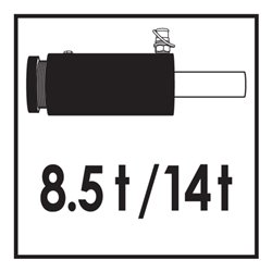 VIGOR Universal Werkzeug-Satz zum Auswechseln von Radbolzen an Lkw V2951 Anzahl Werkzeuge: 8