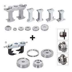 VIGOR Universal Werkzeug-Satz zur Demontage / Montage von verschraubten Radlagereinheiten und Kompakt-Radlagern V3866 Anzahl Wer
