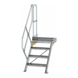 MUNK Aluminium-Treppe Plattform 45° - DIN EN ISO 14122